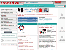 Tablet Screenshot of hosmed.pl